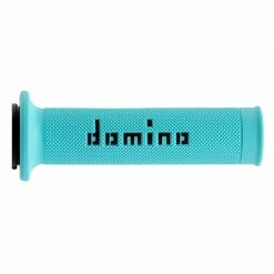 Manopole Domino A010 Leopard Azzurro Ciano