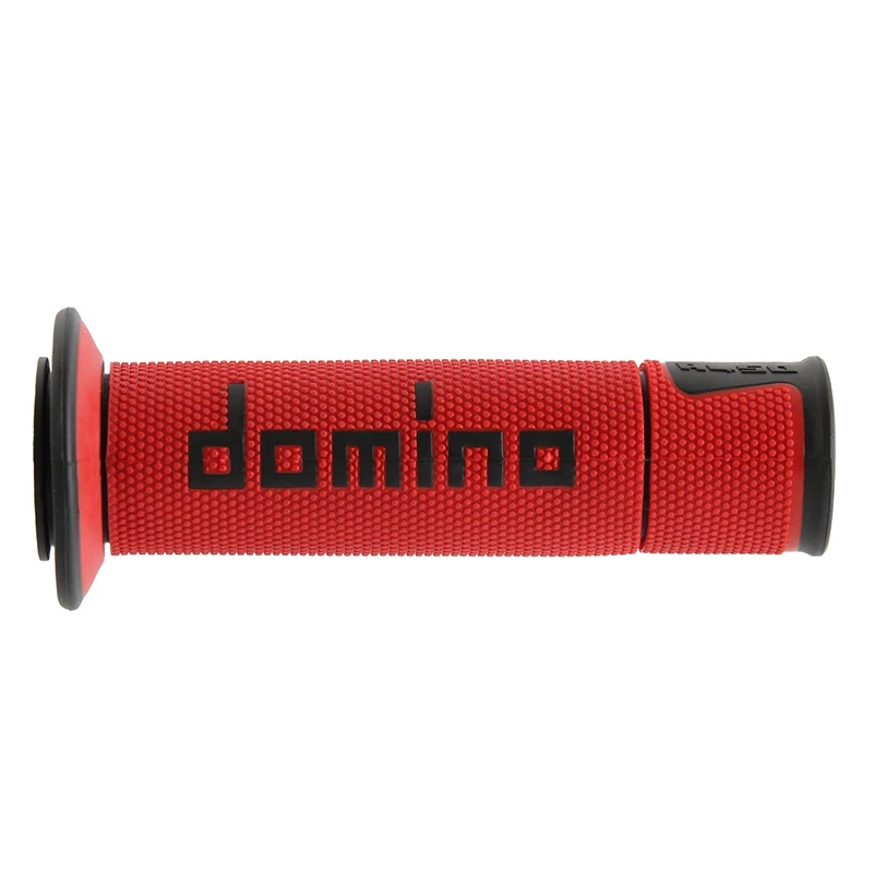 Manopole Domino A450 Rosso Nero 1 Manopole Domino A450 Rosso Nero