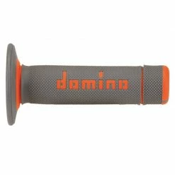 Coppia Manopole Domino A02041c Grigio Arancio