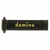 Coppia Manopole Domino A01041c Nero Giallo